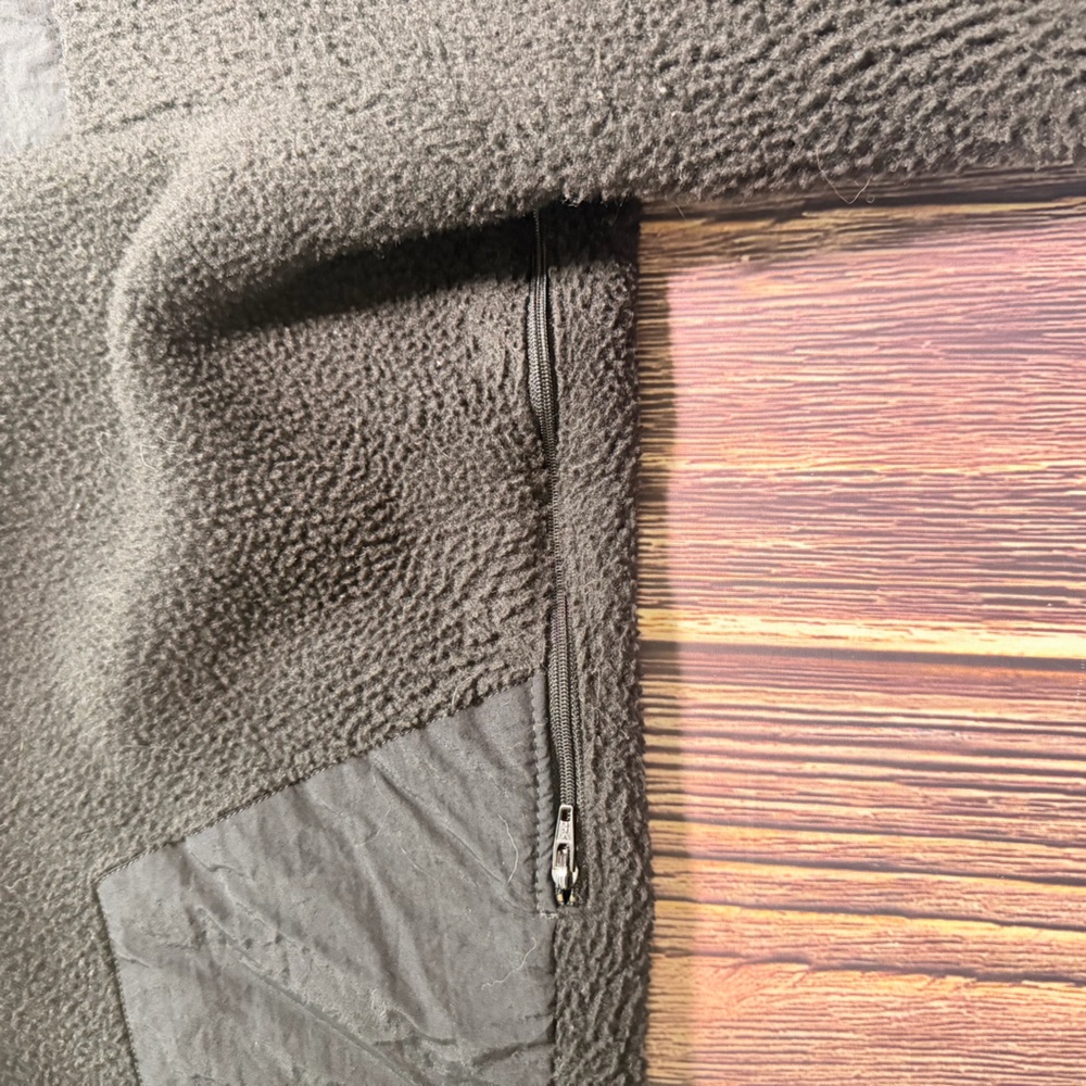 Women’s Vintage‎ The North Face Fleece Zip Up Black Winter Jacket Large - Picture 4 of 8